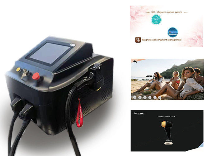 Máy tẩy lông cầm tay Laser Beauty Machine 500W 800W 1200W 755 808 1064nm Diode